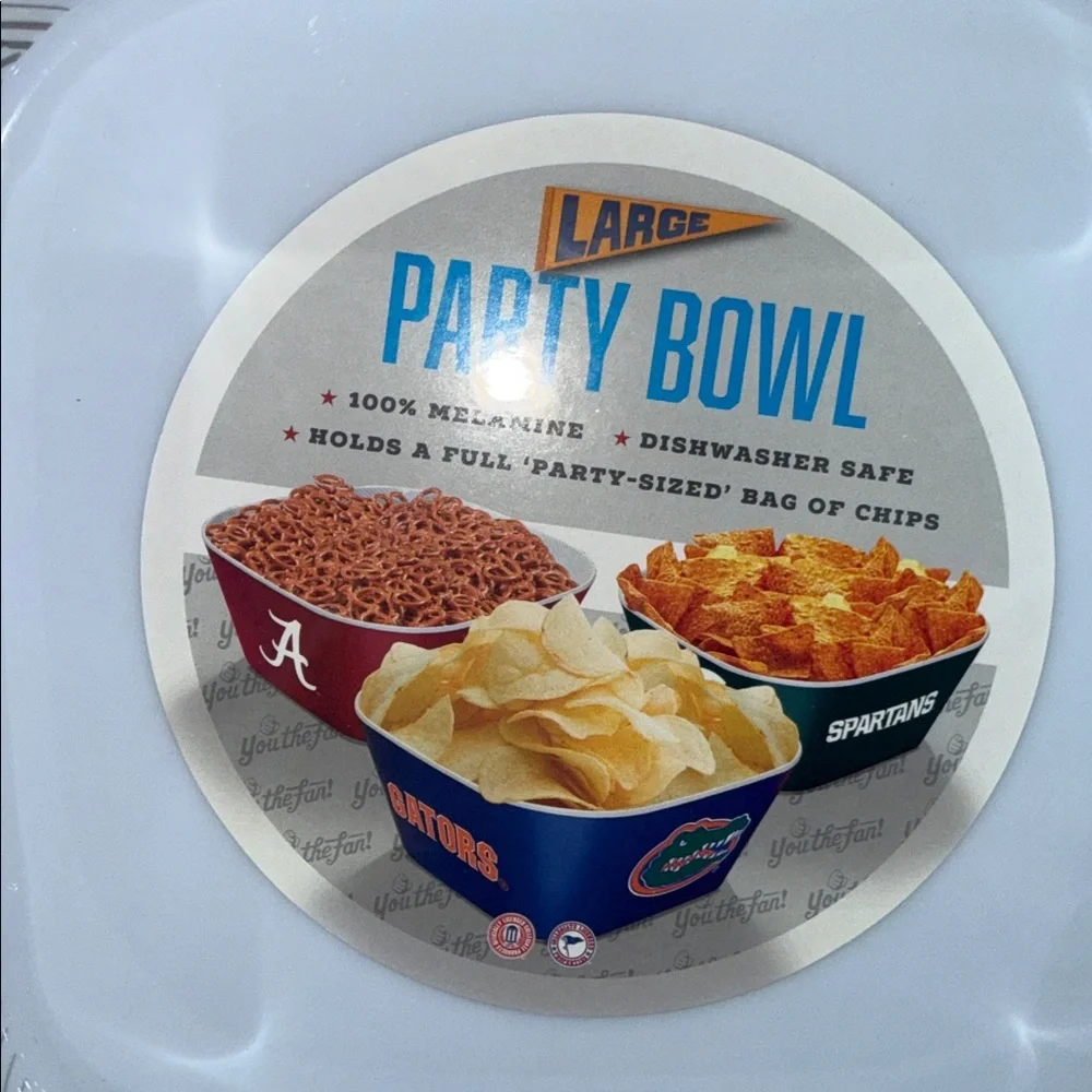 NCAA Florida State Seminoles Serving Bowl: Melamine Rounded Square, 15-Volume